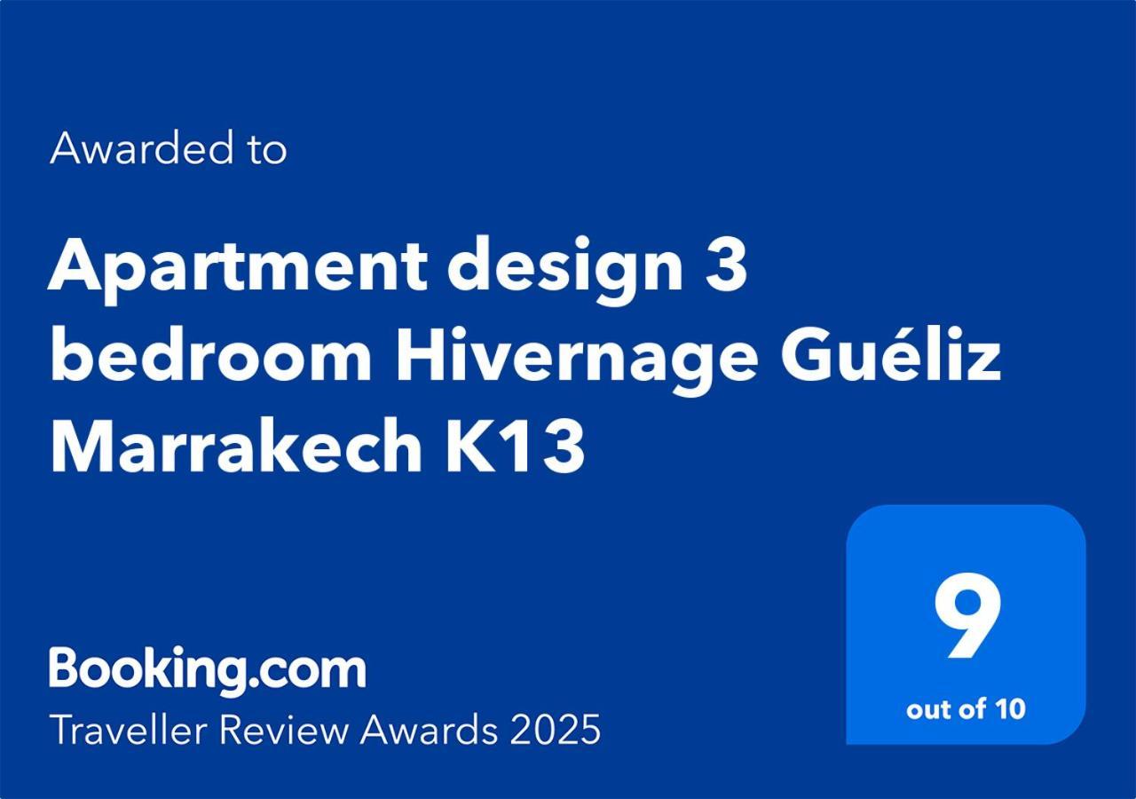 Apartment Design 3 Bedroom Hivernage Gueliz Marrakech K13 Marrakesh Ngoại thất bức ảnh